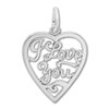 Thumbnail Image 1 of I Love You Charm Sterling Silver