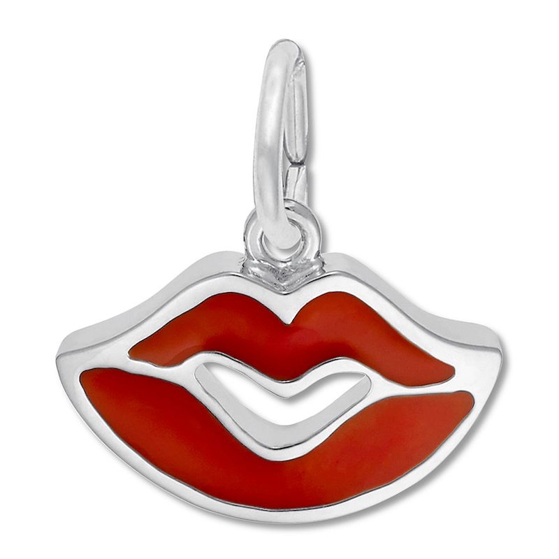 Main Image 1 of Sealed with a Kiss Charm Sterling Silver