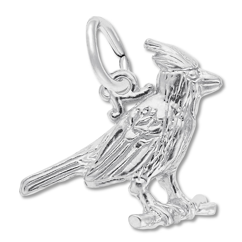 Main Image 1 of Cardinal Charm Sterling Silver