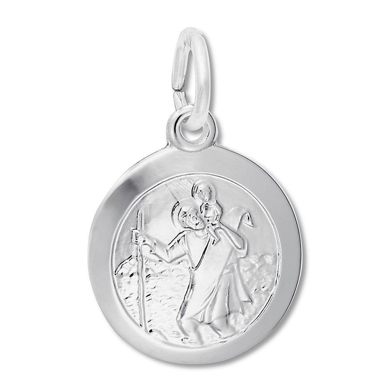 Main Image 1 of St. Christopher Charm Sterling Silver
