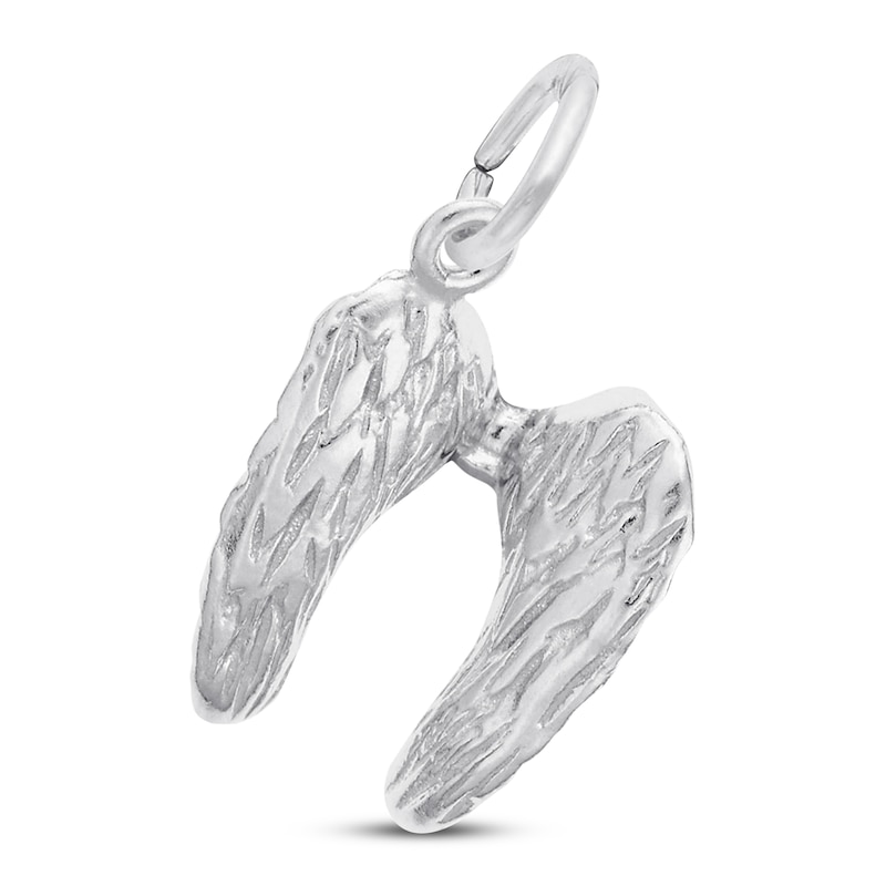 Main Image 1 of Angel Wings Charm Sterling Silver