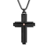 Thumbnail Image 1 of Men's Stainless Steel Cross Necklace