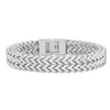 Thumbnail Image 1 of Double Franco Chain Bracelet Solid Stainless Steel 8.75"