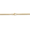 Thumbnail Image 2 of Wheat Chain Necklace Yellow Ion-Plated Solid Stainless Steel 30&quot;