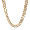 Thumbnail Image 0 of Solid Curb Chain Necklace 6mm Yellow Ion-Plated Stainless Steel 24"