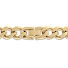 Thumbnail Image 2 of Curb Chain Necklace 11mm Yellow Ion-Plated Solid Stainless Steel 24"
