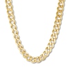 Thumbnail Image 0 of Solid Curb Chain Necklace 6mm Yellow Ion-Plated Stainless Steel 20"