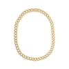 Thumbnail Image 2 of Curb Chain Necklace 11mm Yellow Ion-Plated Solid Stainless Steel 20&quot;