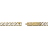 Thumbnail Image 3 of Curb Chain Necklace 11mm Yellow Ion-Plated Solid Stainless Steel 30&quot;