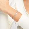 Thumbnail Image 1 of Diamond Bolo Bracelet Sterling Silver 9.5"