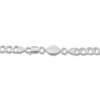 Thumbnail Image 2 of Pave Curb Link Necklace Solid Sterling Silver 24&quot;