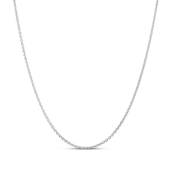 Cable Chain Solid Sterling Silver 18"