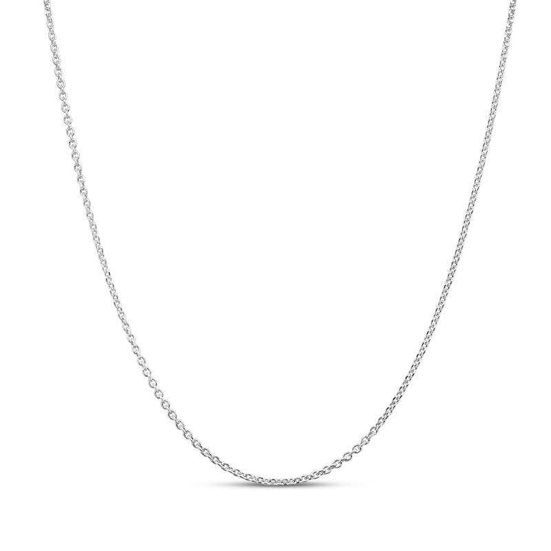 Main Image 1 of Cable Chain Solid Sterling Silver 18&quot;