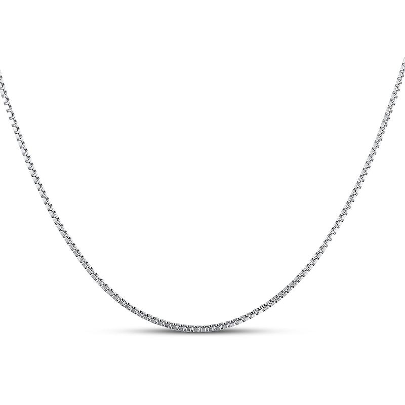 Main Image 1 of Box Chain Semi-Solid Sterling Silver 20&quot;