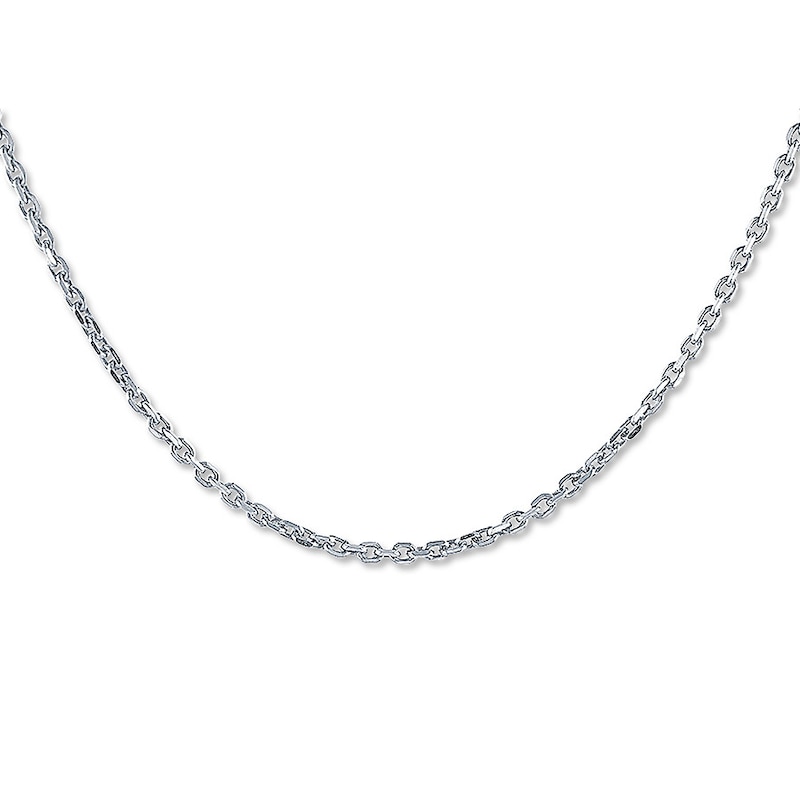 Main Image 1 of Cable Chain Solid Sterling Silver 24"