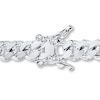 Thumbnail Image 3 of Miami Cuban Link Necklace Solid Sterling Silver 22&quot;