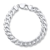 Thumbnail Image 0 of Solid Curb Chain Bracelet Sterling Silver 8.5"