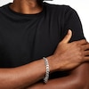 Thumbnail Image 3 of Curb Chain Bracelet Solid Sterling Silver 8.5&quot;