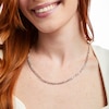 Thumbnail Image 4 of Figaro Necklace Solid Sterling Silver 20&quot;