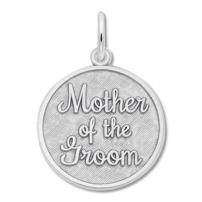 Main Image 1 of Mother of the Groom Charm Sterling Silver