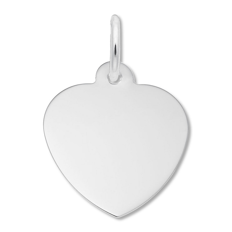Heart Charm Sterling Silver