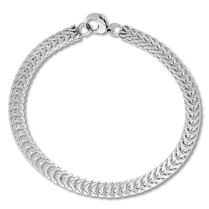 Solid Stainless Steel Link Bracelet 8.5"
