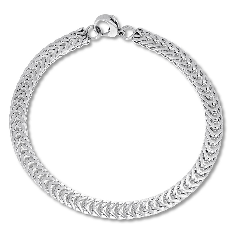 Main Image 1 of Solid Stainless Steel Link Bracelet 8.5&quot;