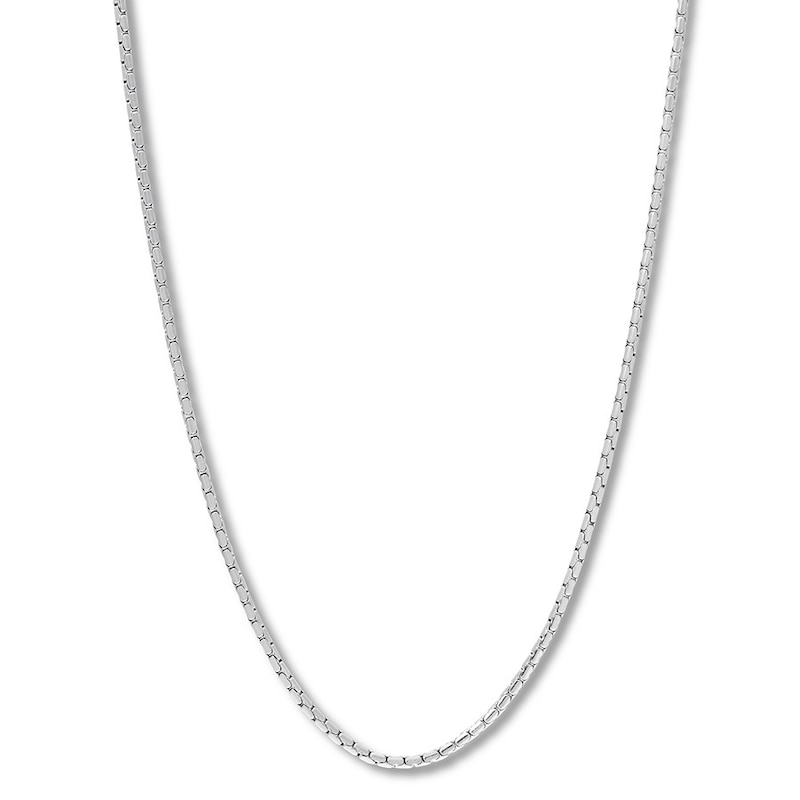 Main Image 1 of Snake Chain Necklace 2.5mm Solid Stainless Steel 24&quot;