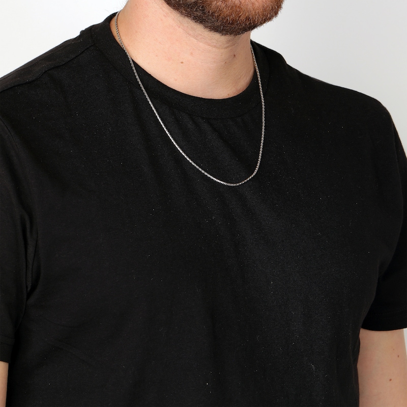 Main Image 2 of Snake Chain Necklace 2.5mm Solid Stainless Steel 24&quot;