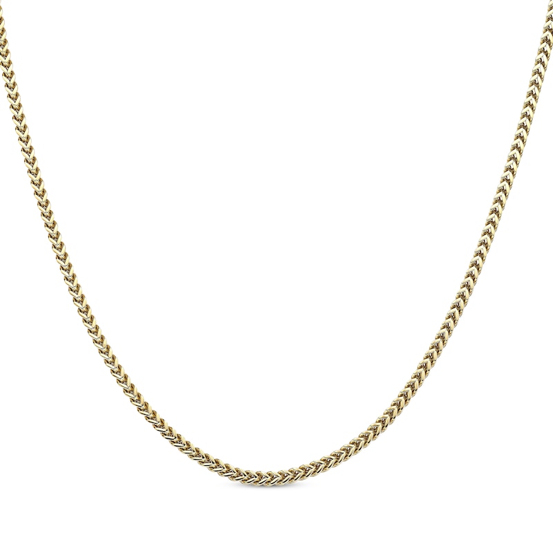 Main Image 1 of Foxtail Chain Necklace 2.5mm Yellow Ion-Plated Solid Stainless Steel 24&quot;