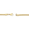 Thumbnail Image 2 of Solid Foxtail Chain Necklace 2.5mm Yellow Ion-Plated Stainless Steel 24"