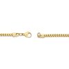 Thumbnail Image 3 of Foxtail Chain Necklace 2.5mm Yellow Ion-Plated Solid Stainless Steel 24&quot;