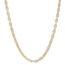 Link Chain Solid Stainless Steel & Ion Plating 24"