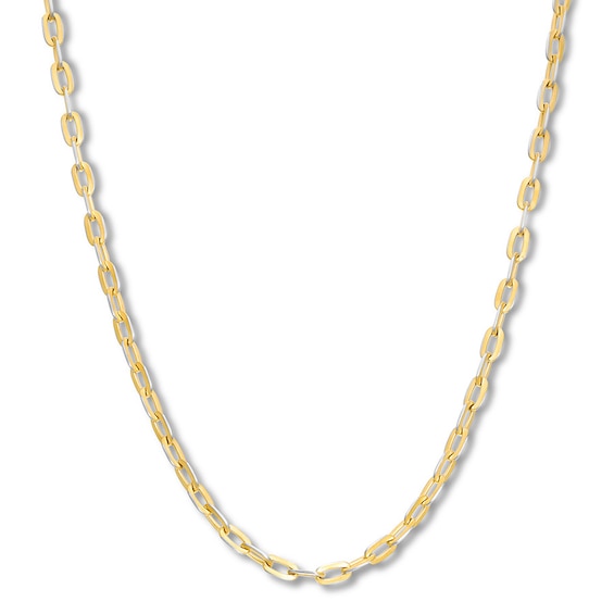 Link Chain Solid Stainless Steel & Ion Plating 24"