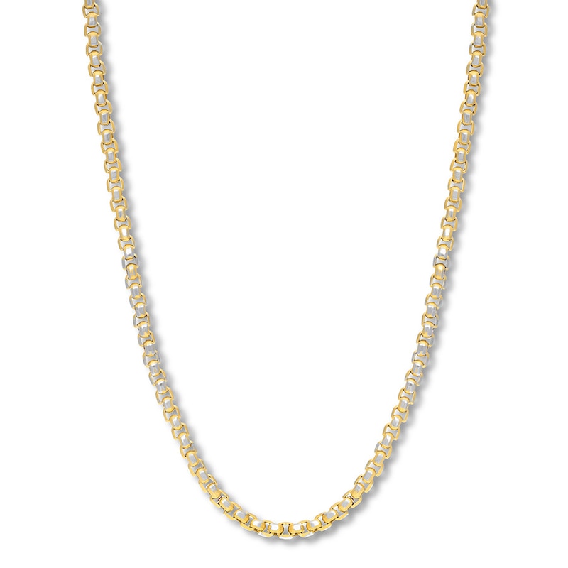 Main Image 1 of Box Chain Solid Stainless Steel & Ion Plating 24&quot;