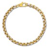 Thumbnail Image 2 of 8.5mm Box Chain Bracelet Solid Stainless Steel/Ion Plating 8.5&quot;
