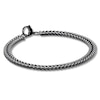 Thumbnail Image 1 of Wheat Chain Solid Stainless Steel Bracelet Black Ion Plating 8.5&quot;