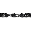 Thumbnail Image 1 of Solid Black Ion-Plated Stainless Steel Curb Link Necklace 24"