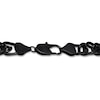 Thumbnail Image 2 of Black Ion-Plated Solid Stainless Steel Curb Link Necklace 24&quot;