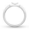 Thumbnail Image 1 of Signature Heart Ring Sterling Silver