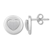 Signature Heart Earrings Sterling Silver