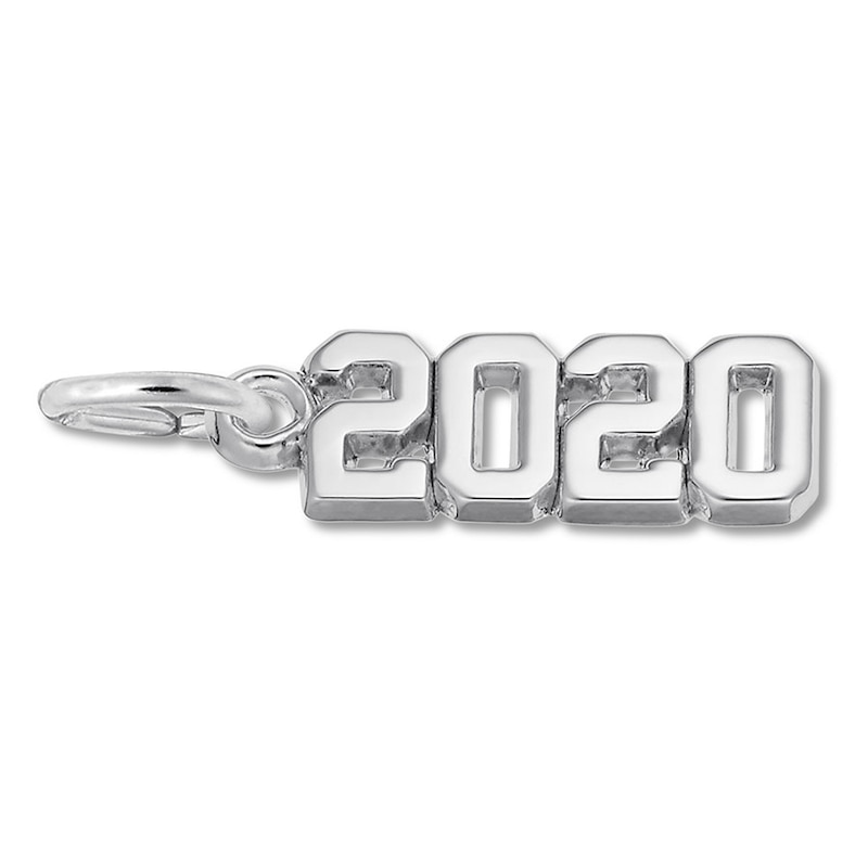 Main Image 1 of 2020 Sterling Silver Graduation Charm