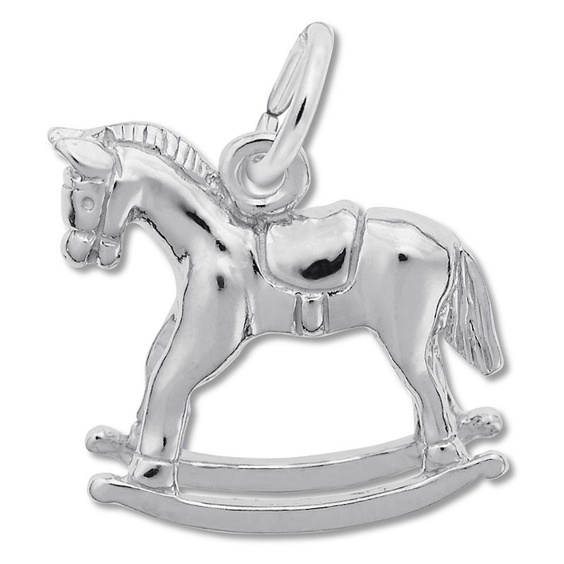 Rocking Horse Charm Sterling Silver