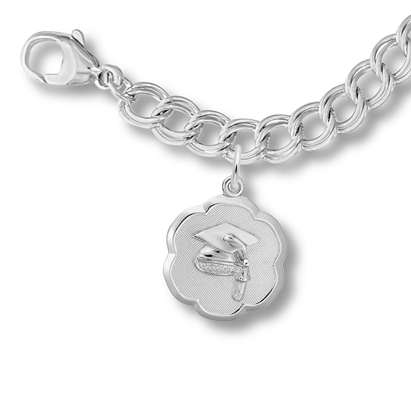 Main Image 1 of Graduation Bracelet Sterling Silver 7&quot;