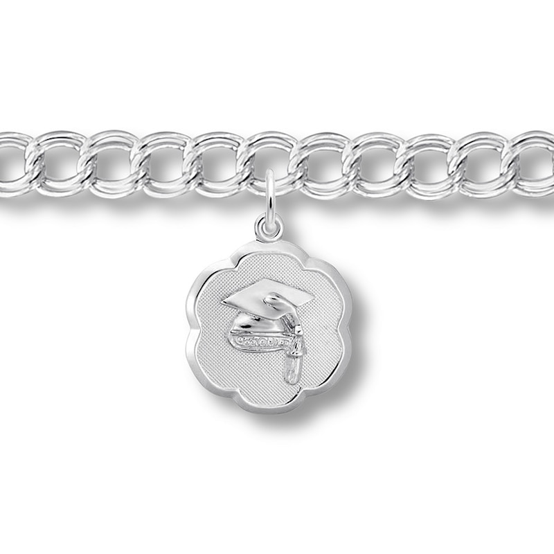 Main Image 2 of Graduation Bracelet Sterling Silver 7&quot;