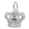 Thumbnail Image 1 of Crown Charm Sterling Silver