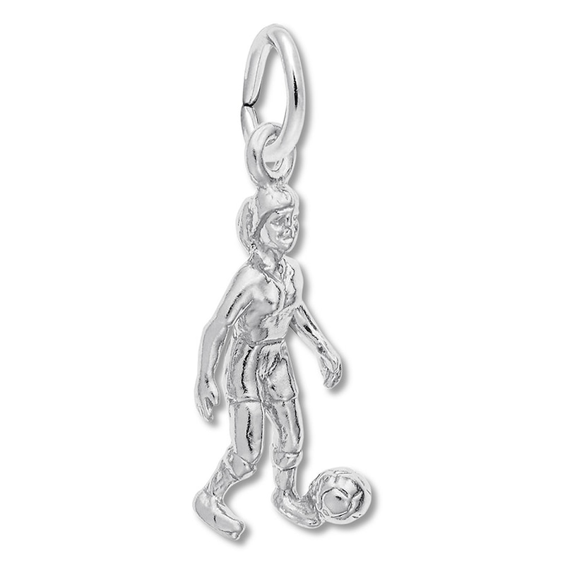 Soccer Charm Sterling Silver