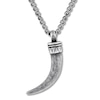 Thumbnail Image 1 of Men's Horn Necklace Stainless Steel 24&quot;