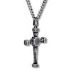 Thumbnail Image 1 of Men's Cross Necklace Stainless Steel 24"