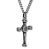 Thumbnail Image 2 of Men's Cross Necklace Stainless Steel 24&quot;